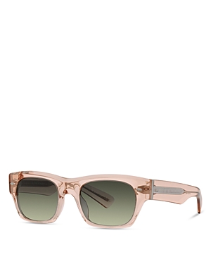 OLIVER PEOPLES KASDAN RECTANGULAR SUNGLASSES, 51MM