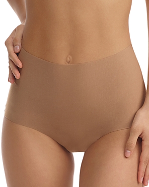 Commando Butter High-rise Stretch Bikini Briefs In Toffee