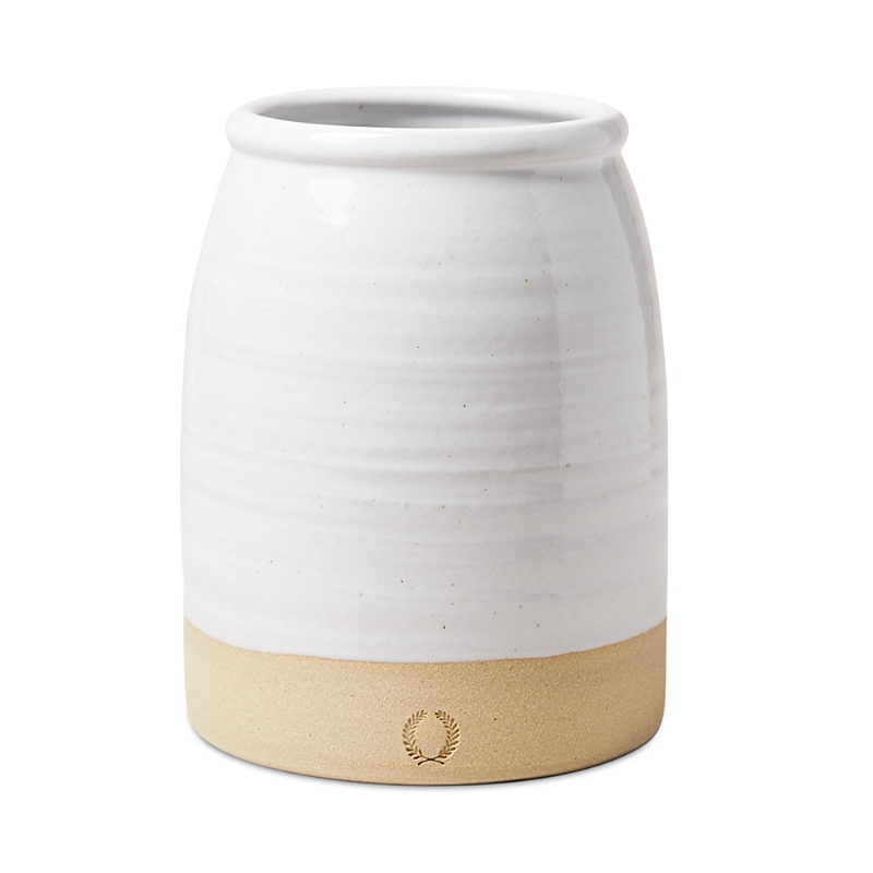 Farmhouse Pottery Beehive Crock, Medium In Open White