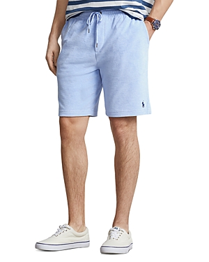 Polo Ralph Lauren 7.75 Terry Drawstring Shorts In Austin Blue