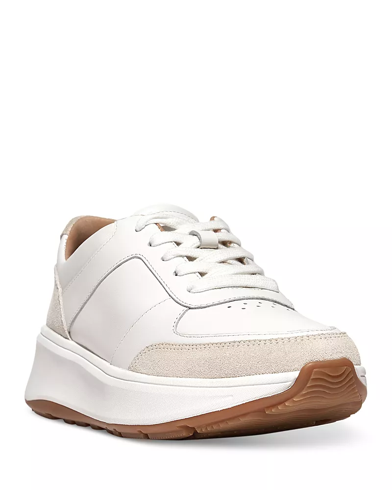 FitFlop Women's F-Mode Lace Up Low Top Platform Sneakers