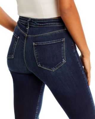 Selma Sleek High Rise Baby Bootcut Jeans in Columbia