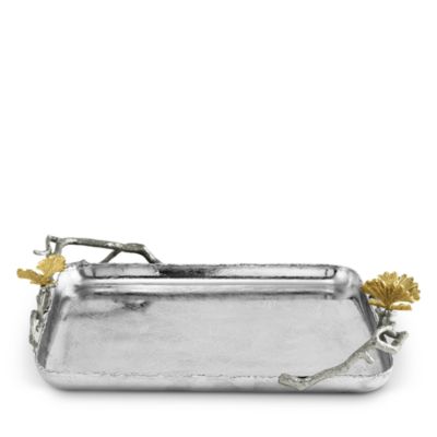 Butterfly Ginkgo Luxe Matzo Plate - Exclusive