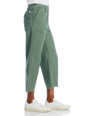 MOTHER The Patch Pocket Private High Rise Cropped Wide Leg MOTHER The Patch Pocket Private High Rise Cropped Wide Leg