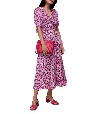 Whistles - Farfalle Flower Midi Dress