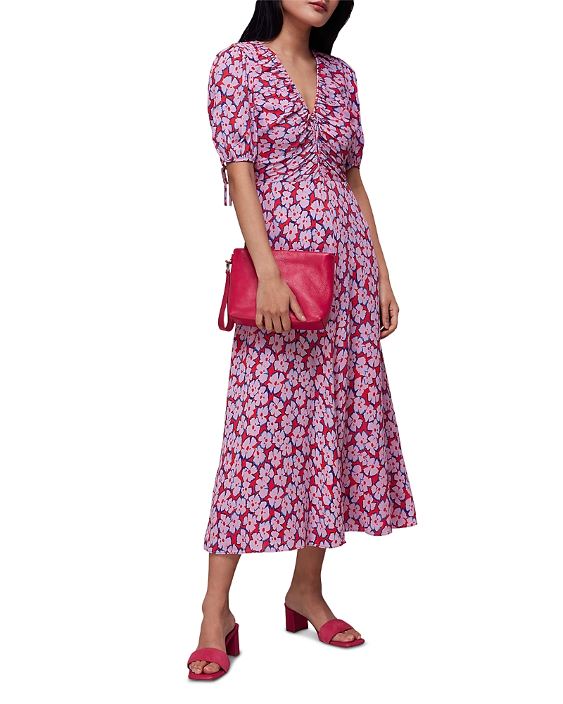Whistles Farfalle Flower Midi Dress