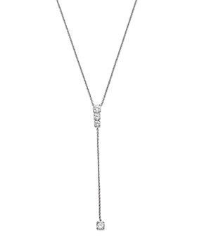 Bloomingdale's - Certified Diamond Lariat Necklace in 14K White Gold featuring diamonds with the DeBeers Code of Origin, 0.75 ct. t.w. - 100% Exclusive