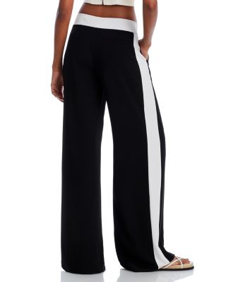 【ALICE+OLIVIA】Eric Pants With Stripe - Candy alice + olivia Eric Racing Stripe Pants | Shopbop