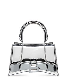Balenciaga - Hourglass Extra Small Mirrored Top Handle Bag