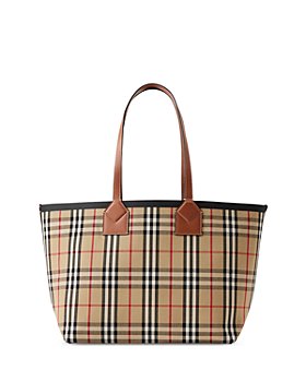 Burberry Pre-owned Women's Fabric Tote Bag - Brown - One Size