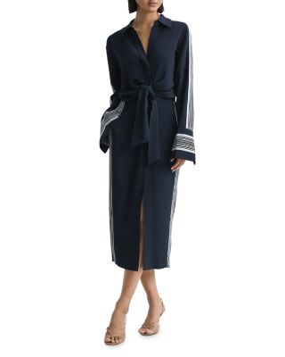 reiss shirt dress REISS Arabella Striped Shirt Dress