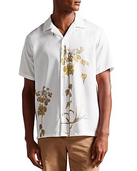 Ted Baker - Bedmon Botanical Print Short Sleeve Shirt