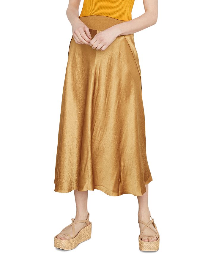 Vince store yellow skirt
