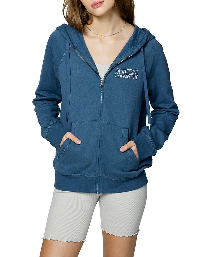 Spiritual gangster zip up hoodie online