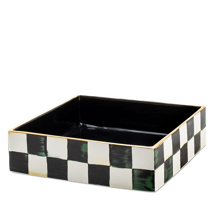 MackenzieChilds Courtly Check Luncheon Napkin Holder Bloomingdale's