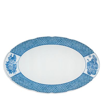 Coralina Blue Oval Platter - Exclusive