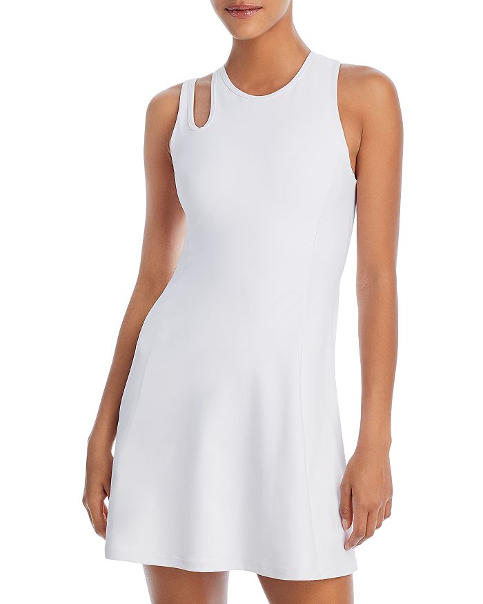 AQUA Scoop Out Flared Active Dress 100 Exclusive Bloomingdale's
