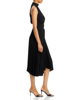 Renzo Pleated Midi Dress