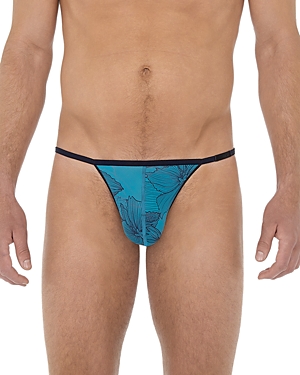 Hom Fano Plume Floral Print G String