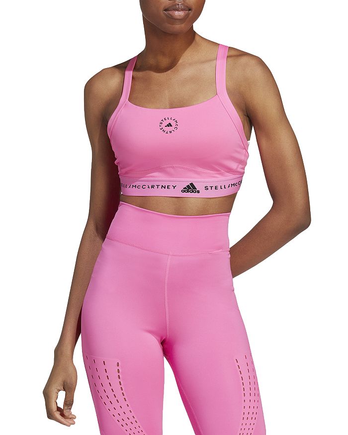 Womens adidas by Stella McCartney pink TruePurpose Training Leggings