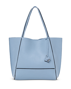Botkier Soho Heavy Grain Pebbled Leather Tote In Tranquil Blue