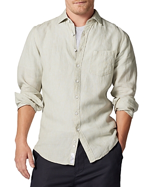 Shop Rodd & Gunn Coromandel Linen Shirt In Flax