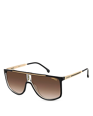 Carrera Flat Top Shield Sunglasses, 61mm