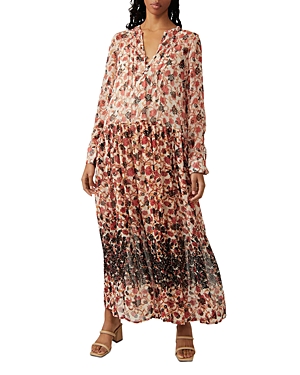 Free People See It Through Dress In Tea Combo
