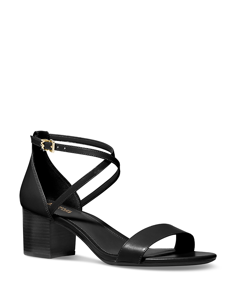 Michael Kors Serena Flex High-heeled Sandals In Black