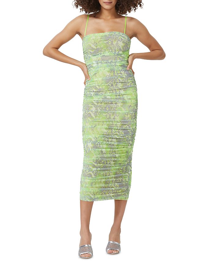 AFRM Hazel Ruched Midi Dress | Bloomingdale's