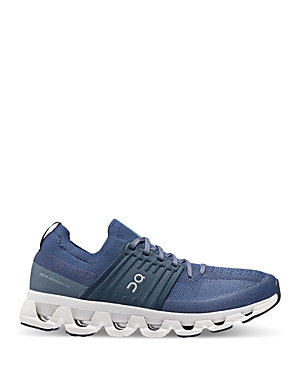 On Men's Cloudswift 3 Lace Up Running Sneakers In Denim/midnight