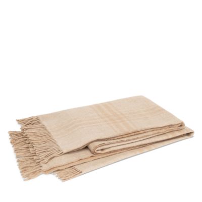 Diego Plaid Alpaca Wool Throw