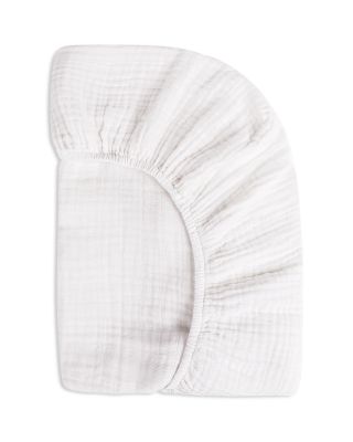 Mini Crib Sheet in GOTS Certified Organic Muslin Cotton