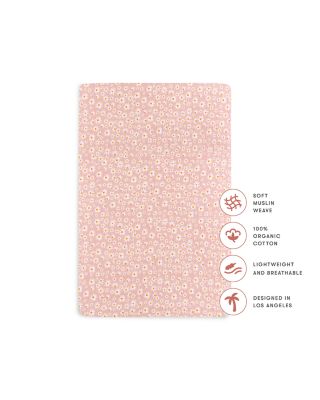 Mini Crib Sheet in GOTS Certified Organic Muslin Cotton