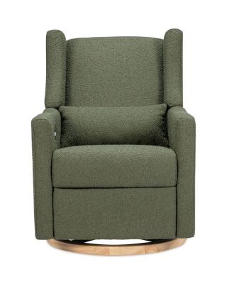 Kiwi Boucl&eacute; Electronic Recliner & Swivel Glider with USB Port