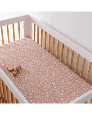 Crib Sheet in GOTS Certified Organic Muslin Cotton