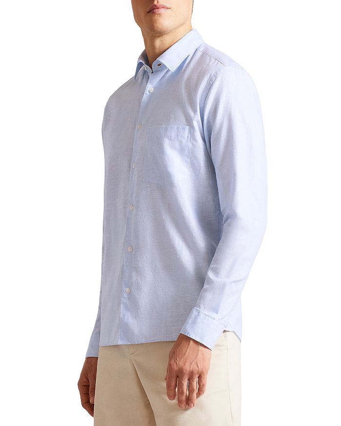 Ted Baker - Kingwel Linen Long Sleeve Button Front Shirt