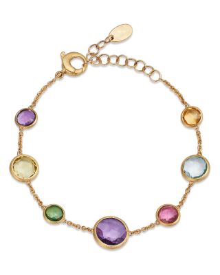 Marco Bicego 18K Yellow Gold Jaipur Multi Gemstone Bracelet ...