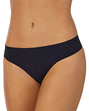Shop Le Mystere Seamless Comfort Thong In Black