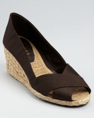 Ralph Lauren Lauren Espadrilles Cecilia Silk Mid Wedge Bloomingdale s