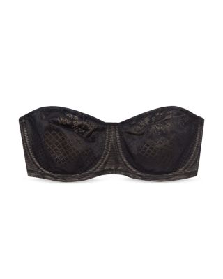 Visual Effects Strapless Lace Minimizer Bra
