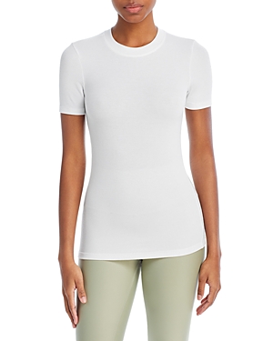SPLITS59 LOUISE RIBBED SHORT SLEEVE TEE