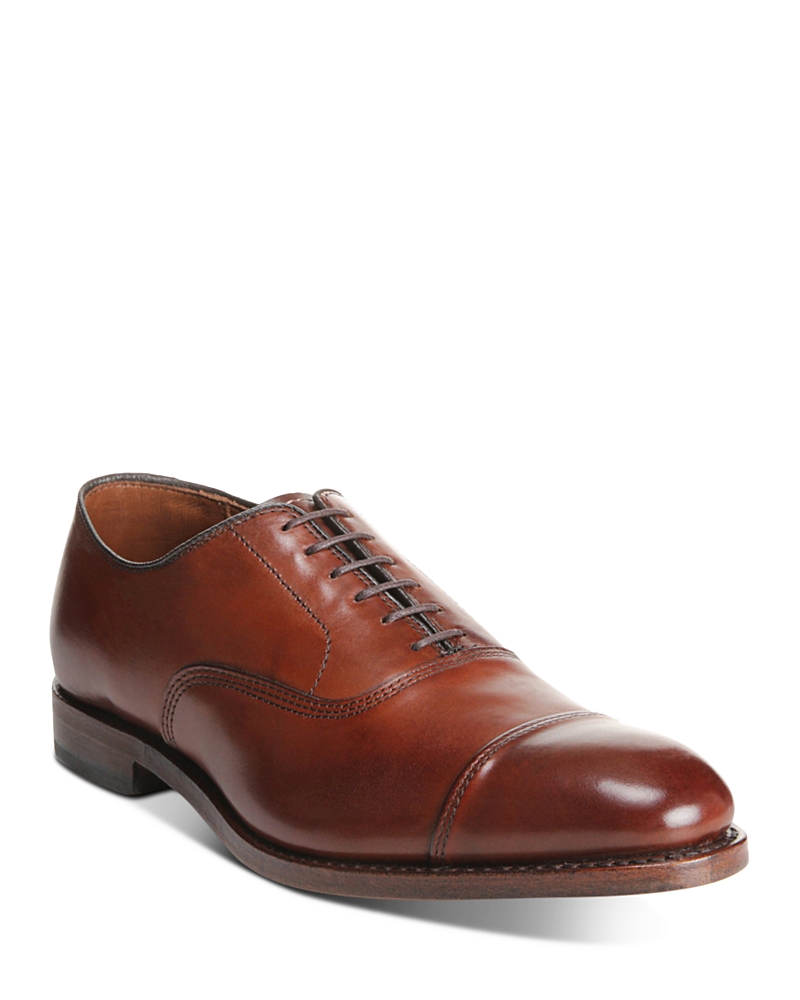 Allen Edmonds Carlyle Plain Toe Oxford In Dark Chili