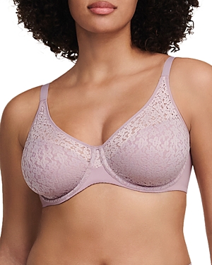 Chantelle Norah Molded Lace Bra In Pale Rose