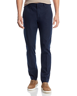 Shop Hugo Boss Kaito Slim Fit Casual Trousers In Dark Blue