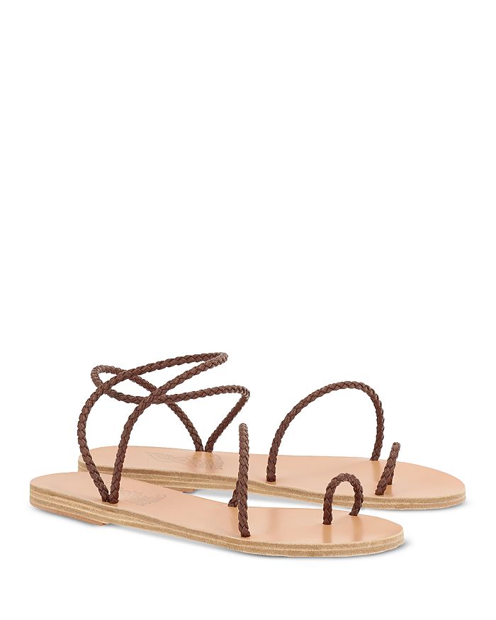 Ancient Greek Women's Strappy Toe Ring Sandals |