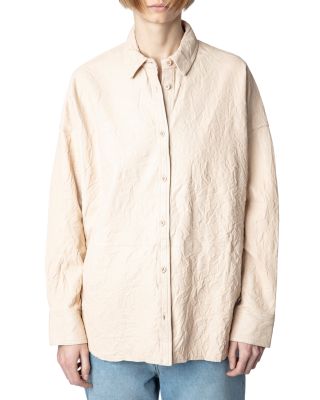 Zadig & Voltaire - Tamara Crinkled Leather Shirt