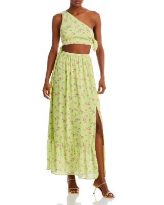 green emerald velvet dress Victoria Green Floral Print Flutter Sleeve Dress  Ro&Zo