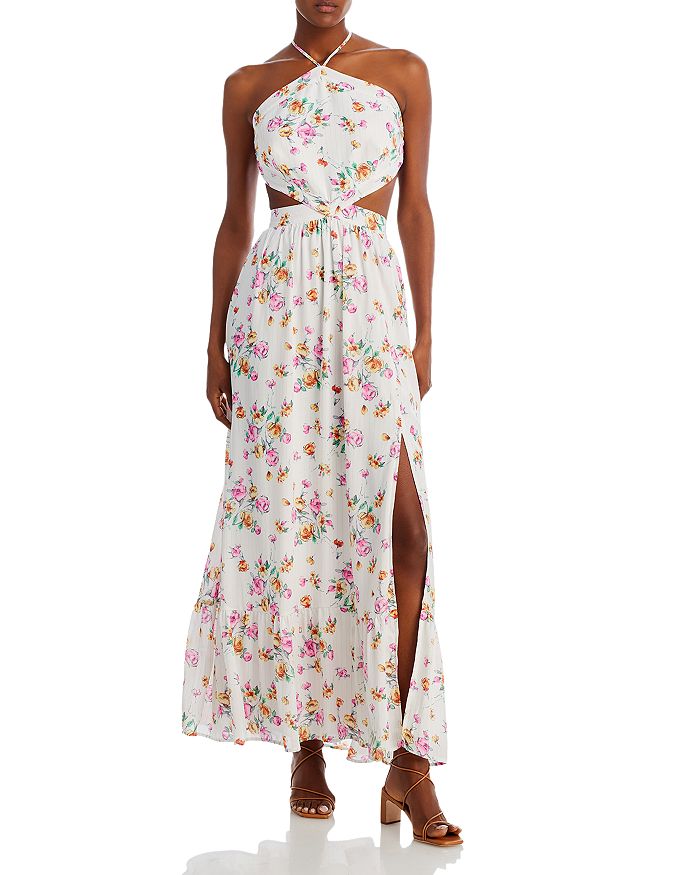 WAYF Madelyn Halter Maxi Dress | Bloomingdale's