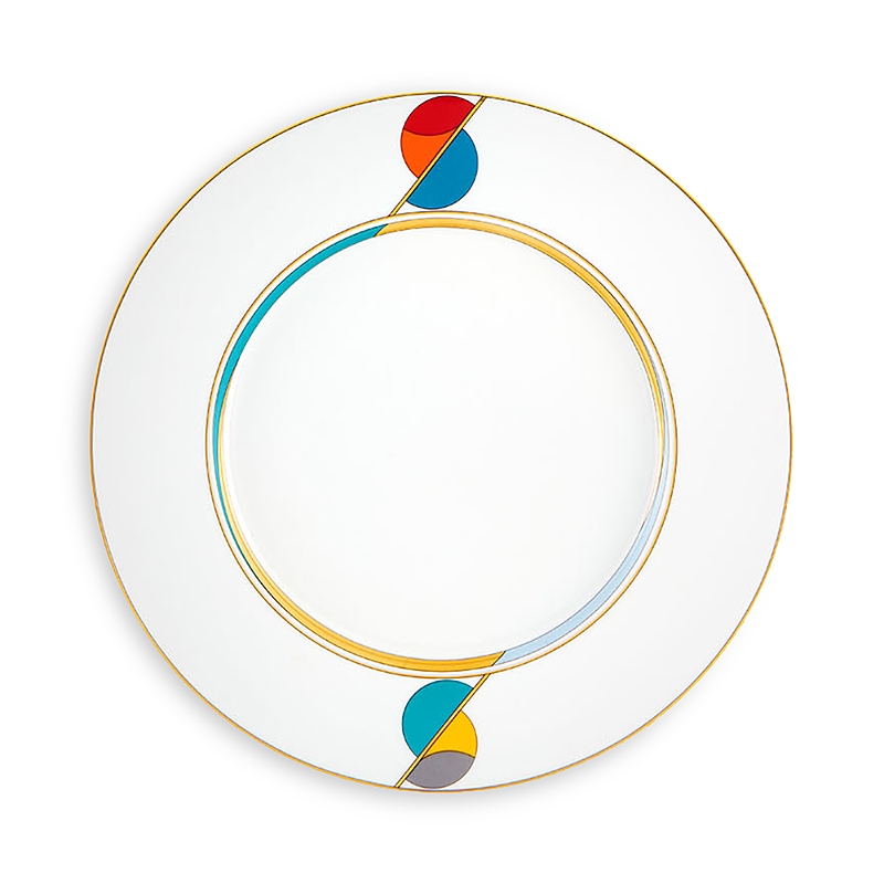 Vista Alegre Futurismo Dinner Plate In Multi